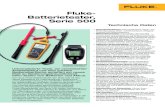 Fluke- Batterietester, Serie 500 - Farnell Batterietester, Serie 500 Unkomplizierte Tests, ein vereinfachter