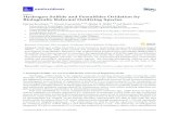 Hydrogen Sulfide and Persulfides Oxidation by ... antioxidants Review Hydrogen Sulï¬پde and Persulï¬پdes