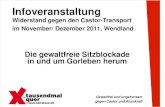 Blockadefibel - Anleitung Zum Sitzenbleiben - Castor Gorleben Sitzstreik Demo Anti-Atom.infoX1000