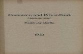1922 1-753. Jahresbericht. Gesch£¤ftsjahr 1922. Das Jahr 1922wirdinderGeschichteDeutschlandsimmeralseinbesonders