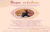 MEDITATION UND ENTSPANNUNG IM BERGHOTEL BIRKENHOF Yoga erleben MEDITATION UND ENTSPANNUNG IM BERGHOTEL