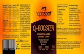 O2 Booster v3 - NeproSport¢® O2-Booster mit ausreichend Wasser einnehmen. Enth£¤lt geringe Mengen an