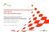 Verkehrsinfrastrukturforschung 2012 (VIF 2012) F&E ... Verkehrsinfrastrukturforschung 2012 (VIF 2012)