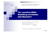 Tier- assoziierte MRSA - Besiedlung und Infektion beim ... Van Cleef et al.. Emerg. Infect. Dis.2011,