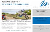 NEWSLETTER CYCLE TRAINING info@cycle-  +49 176/31193464 Datum: 13.10.2019 Training: Vormittag