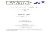 Validation Comparative Analysis Report Validation Comparative Analysis Report Save Date: 2009-07-14