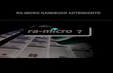 RA-MICRO HANDBUCH AKTENKONTOra-micro- 1 C Aktenkonto C AKTENKONTO Abb. 1: Programm-Desk (PD) von ra-micro