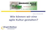 Manage Agile 2016 - Agile Kultur gestalten