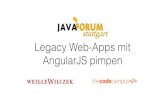 Legacy WebApps mit AngularJS pimpen