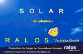 Photovoltaik die K¶nigin der Erneuerbaren Energien