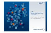 ARD-DeutschlandTREND: Juni 2016 - Tagesschau 4 ARD-DeutschlandTREND: Juni 2016 0 10 20 30 40 50 60 70