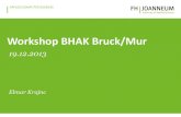 Workshop User Centered Design (HAK Bruck/Mur)
