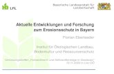 Aktuelle Entwicklungen und Forschung zum Erosionsschutz ... ... Bach, See, Siedlung Flora+Fauna Lineare