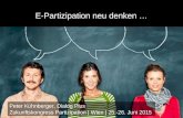 E-Partizipation neu denken - Zukunftskongress Partizipation, 25.6.2015