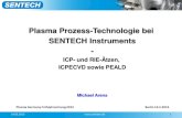 Plasma Prozess-Technologie bei SENTECH Prozess-Technologie bei SENTECH Instruments - ... coupled plasma source Planar triple spiral antenna PTSA ... capacitive coupled plasma