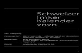 Schweizer Imker Kalender 2020 - Bienen 2020. 2. 28.آ  Schweizer Imker Kalender 2020. 2 Adressen 3-9