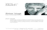 Peter Vogt - Faust I (Programminfo)