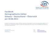 Facebook Marketing - und demographische Daten Deutschland, –sterreich und Schweiz per Juni 2011