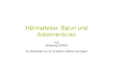Hأ¼hnerleiter, Balun und Antennentuner 2016. 4. 14.آ  unsymmetrische Antennen Bei unsymmetrischen Antennen