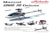 Manual LOGO 10 Deluxe - Mikado Model Helicopters Manual LOGO 10 Page 9 آ©Mikado Modellhubschrauber #2499