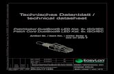 Technisches Datenblatt / technical datasheet 2019. 9. 2.آ  EasyLan Patchkabel DualBootآ® LED Kat.6A