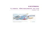 Kurzbeschreibung von HERMA Label Designer plus 1 Kurzbeschreibung von HERMA LABEL DESIGNER PLUS Mit