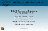 MySQL Architekturen fأ¼r Oracle DBA's ... 2 Inhalt MySQL Architekturen fأ¼r Oracle DBA's Der LAMP Stack