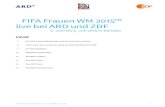FIFA Frauen WM 2015â„¢ live bei ARD und ZDF ... FIFA Frauen WM 2015 live bei ARD und ZDF 2 Die FIFA