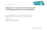 Open Government Vorgehensmodell - KDZ Open Government Data (Offene Verwaltungsdaten), OGD Open Government