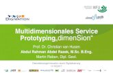 Multidimensionales Service â€‍dimenSionâ€œ ... 13.10.2017 dimenSion: Multidimensionales Service Prototyping