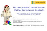 Mit den "Piraten" besser lernen:  Mathe, Deutsch und Englisch!