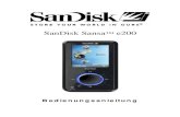 SanDisk Sansa e200 - ro.hama.com 

2 Inhalt Sicherheitsanweisungen.....4 Einf£¼hrung.....5