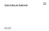 SKINANDE GB - IKEA We recommend only the use of original spare parts. ¢â‚¬¢ When you contact the Authorised