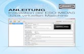 Installation der ESO-MIDAS 32bit virtuellen Maschine Installation der ESO-MIDAS 32bit virtuellen Maschine