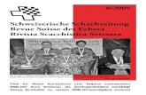 Schweizerische Schachzeitung Revue Suisse des Echecs ... 1 8/2009 Schweizerische Schachzeitung Revue