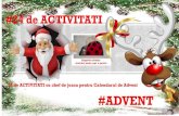 #24 de ACTIVITATI 2020. 11. 30.آ  24 de ACTIVITATI cu chef de joaca pentru Calendarul de Advent #24