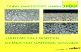 HARTMETALLSORTEN CEMENTED CARBIDE GRADES ... cemented carbide grades, coated Title Layout 1 Author Satz2