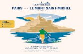 PARIS LE MONT SAINTثœMICHEL ... LE MONT SAINT-MICHEL - KM 450 MORTAIN - KM 392 DOMFRONT-EN-POIRAIE -