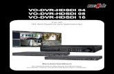 FRS- - VO-DVR-HDSDI 04 VO-DVR-HDSDI 08 VO ... ... Full HD HD-SDI Realtime Kompaktrekorder VO-DVR-HDSDI