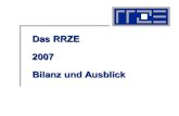 Das RRZE 2007 Bilanz und Ausblick 30.01.07 RRZE 2006/2007 2 Gliederung (1) 1 RRZE 2006 1.1 Hأ¶hepunkte