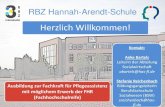 Herzlich Willkommen! - has-fl.de ... 25.01.2021 Anke Bartels 3 RBZ Hannah-Arendt-Schule Aufnahmeverfahren