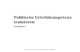 Kompetenzorientierter Politikunterricht â€“ Erik M¼ller