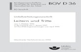 BGV D36 Leitern und Tritte - bghm.de .Unfallverh¼tungsvorschrift Berufsgenossenschaftliche Vorschriften