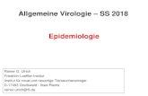 Allgemeine Virologie SS 2018 Epidemiologie - lehre.fli.de .Epidemiologie Allgemeine Virologie