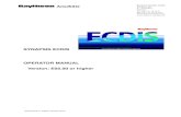 SYNAPSIS ECDIS OPERATOR MANUAL Version: E02.00   Manual Table of Contents Raytheon Anschtz GmbH Germany R SYNAPSIS ECDIS Edition: January 2016 I 4343.DOC020102 1 Introduction