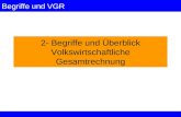 Begriffe und VGR 2- Begriffe und œberblick Volkswirtschaftliche Gesamtrechnung