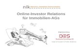 Online-Investor Relations f¼r Immobilien-AGs