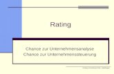 Rating Chance zur Unternehmensanalyse Chance zur Unternehmenssteuerung Kording Consulting GmbH, Stadthagen