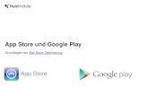 App Store Optimierung - App Store vs Google Play