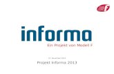 27. November 2013 Projekt Informa 2013